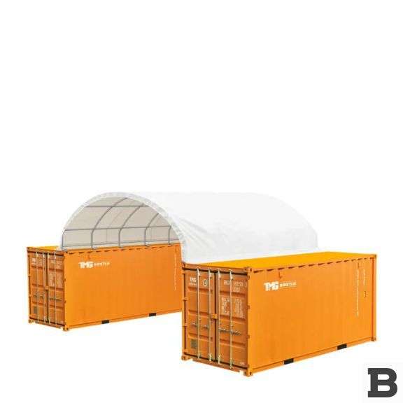 TMG TMG-ST2021CE 20’x20’ Single Truss Storage Container Shelter