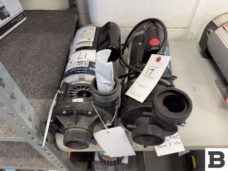 Watkins Wavemaster 509203 Pump, Aqua Flo Flo Master 34-402-5012 2 Hp Pump