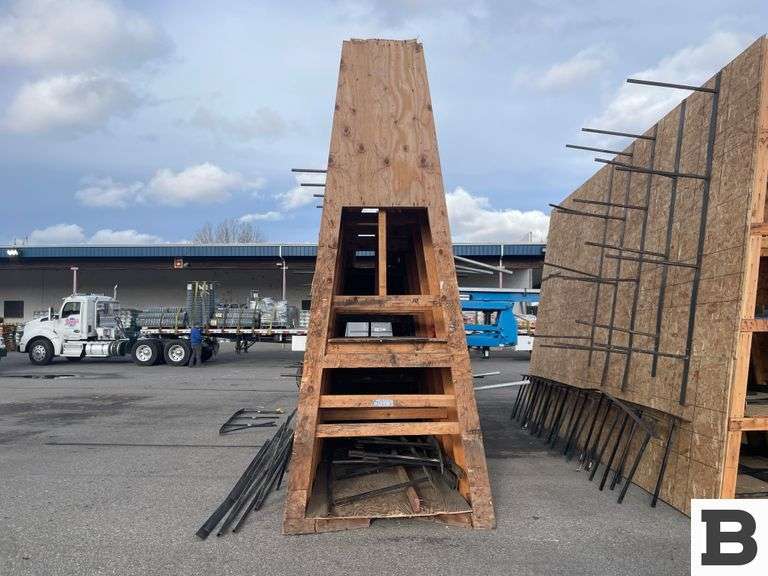 A-Frame Racks - Booker Auction Company