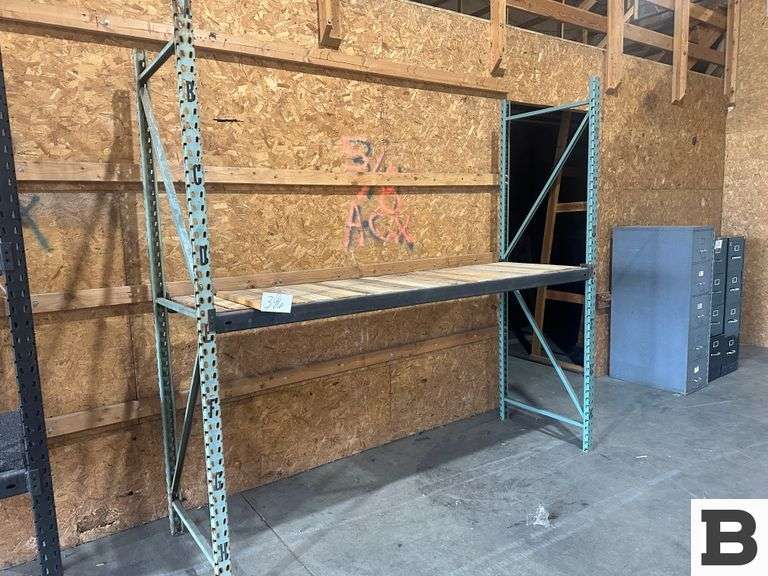Single Section Pallet Rack - Booker Auction Company