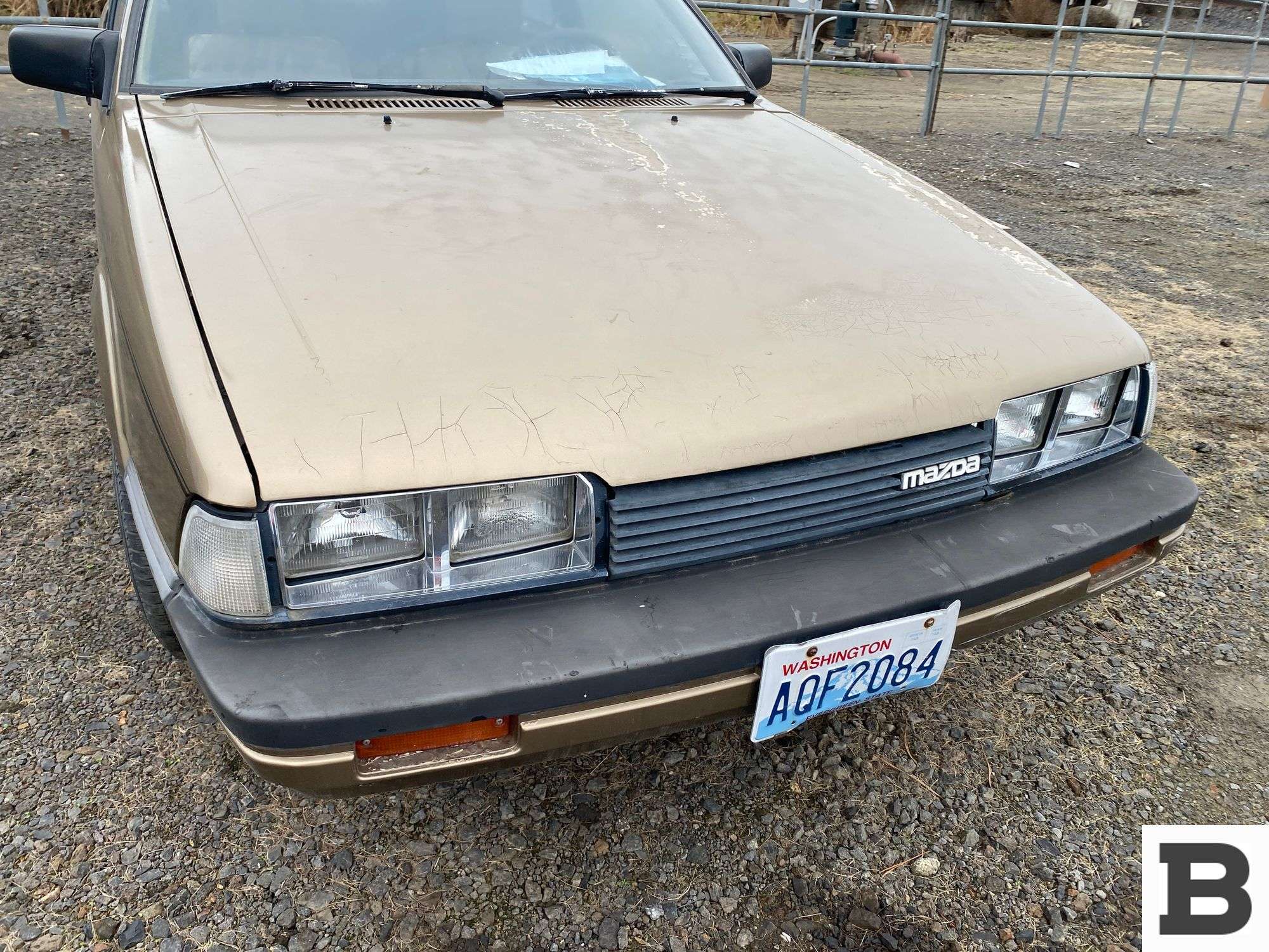 1983 Mazda 626 Coupe - Non Running Vehicle - Booker Auction Company