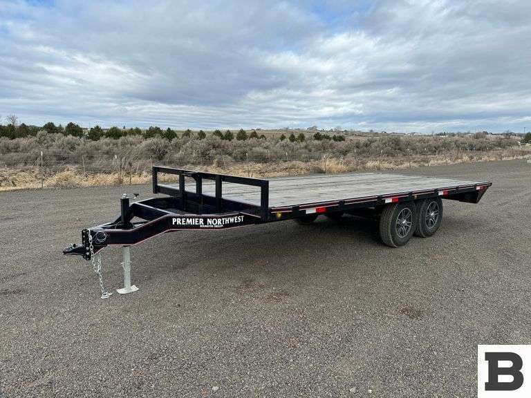 2023 Premier Northwest LDO18 Flatbed Trailer