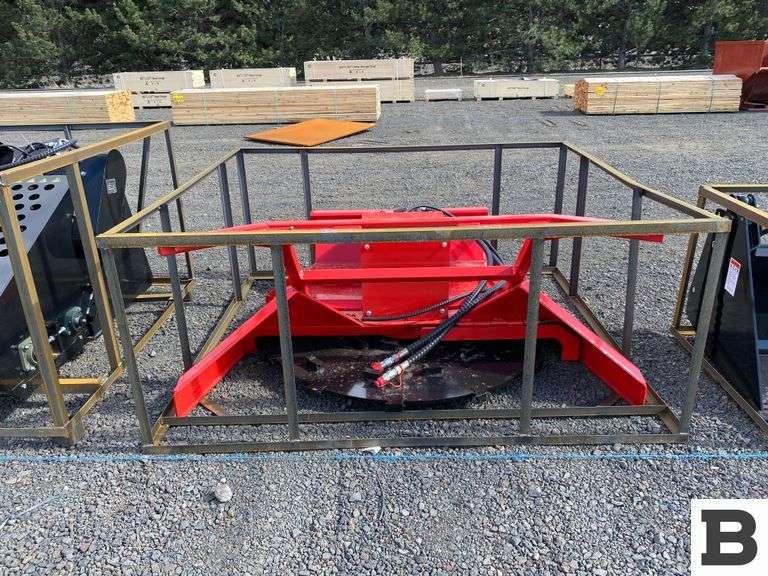 2025 AGT SSDFM60 Skid Steer Forestry Disc Mulcher - Booker Auction Company