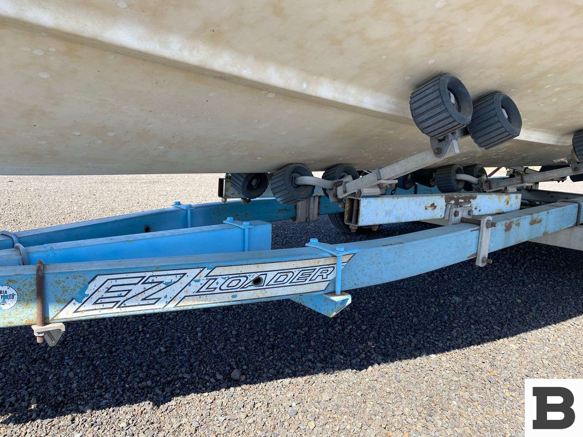 1976 Slickcraft SS-236 23' Boat & 1980 EZ Loader Boat