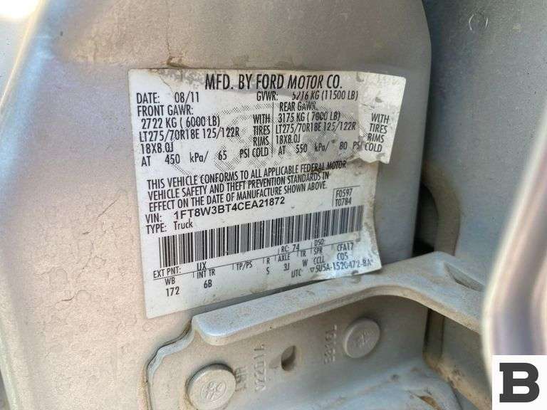 2012 Ford F-350 Pickup