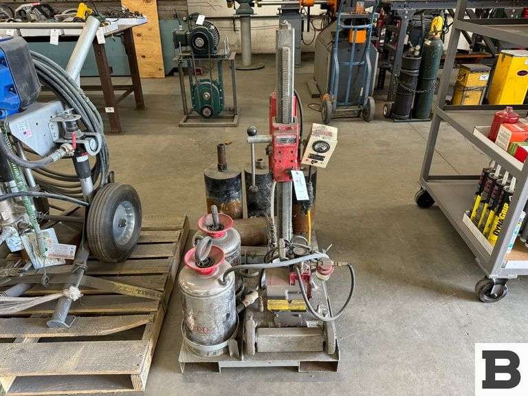 Milwaukee 4120 Diamond Coring Rig - Booker Auction Company