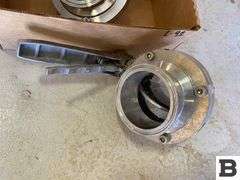 (2) 3" Stainless Butterfly Valves