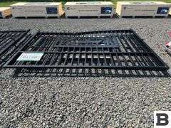 KJ K0720 7' x 20' Metal Farm Driveway Gate