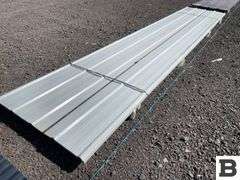 White Metal Roof Panels