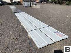 White Metal Roof Panels