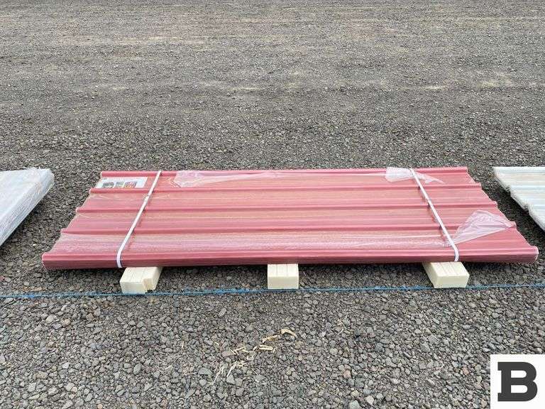 Polycarbonate Roof Panel in Red