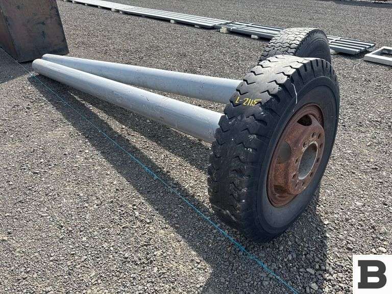 Custom Built 14' Free Standing Poles