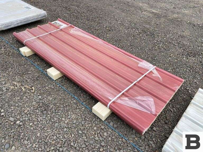 Polycarbonate Roof Panel in Red