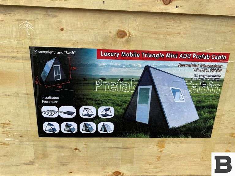 Luxury Mobile Triangle Mini ADU Prefab Cabin