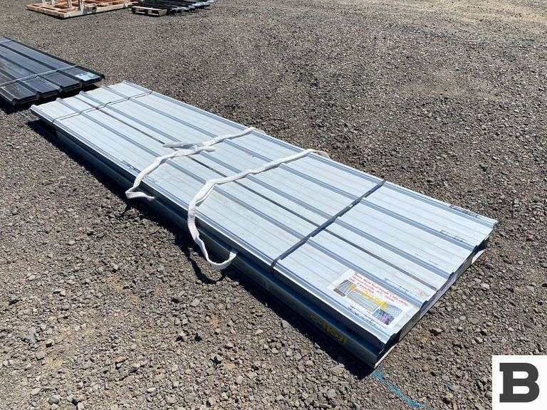 White Metal Roof Panels