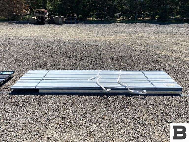 White Metal Roof Panels