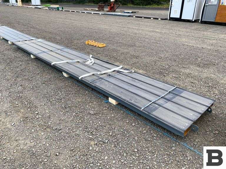 Black Metal Roof Panels