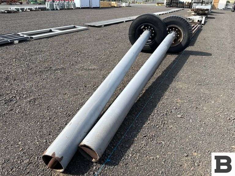 Custom Built 14' Free Standing Poles