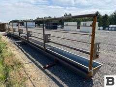 24' Adjustable Height Feed Bunk