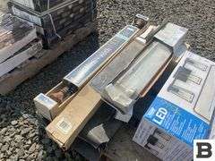 (2) Moen Tilson Faucet, (2) Feit Electrical LED -Light Vanity, (2) Allen + Roth Drapery Rod Set,