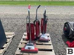 (3) Sanitaire Heavy Duty Commercial Vacuums