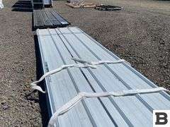 White Metal Roof Panels