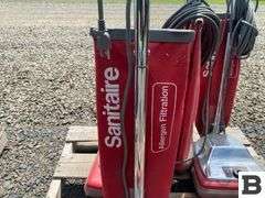 (3) Sanitaire Heavy Duty Commercial Vacuums