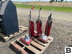 (3) Sanitaire Heavy Duty Commercial Vacuums