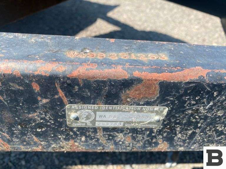 1986 Homemade Flatbed Trailer