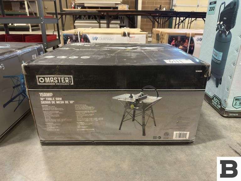 Master Mechanic Table Saw