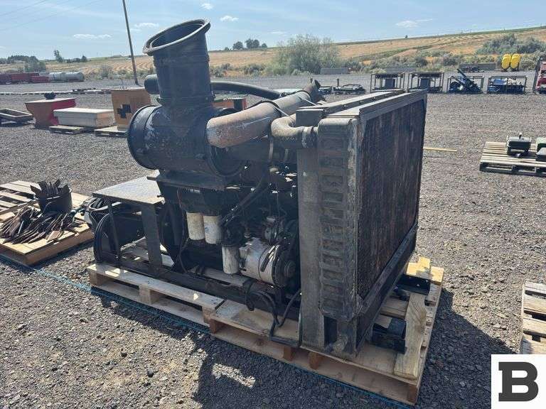 AC670 HI N6 Running Take Out Complete Combine Engine