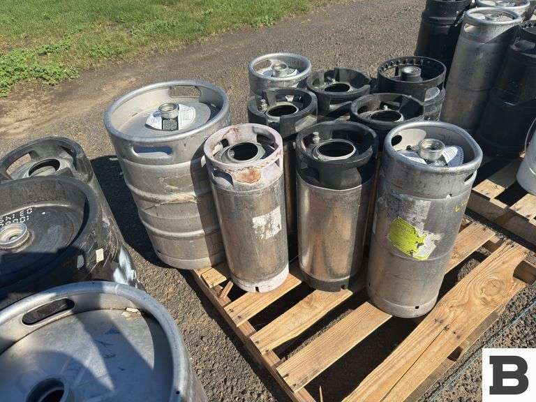 Stainless Steel 6 Barrel Open Kegs