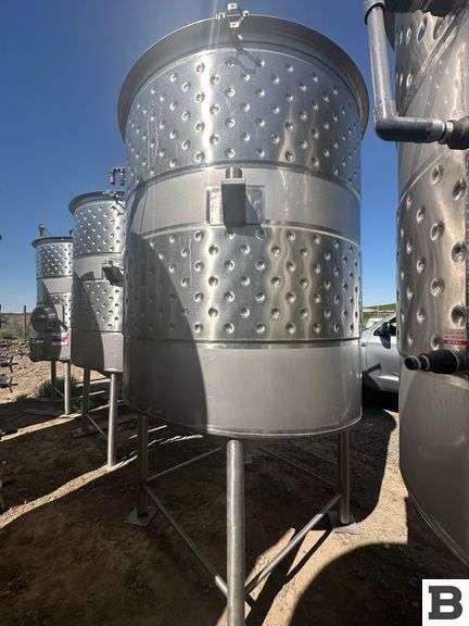 2003 Ripley 1430 Gallon Stainless Steel Fermenting Tank
