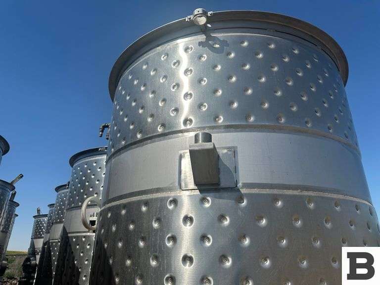 2003 Ripley 1430 Gallon Stainless Steel Fermenting Tank