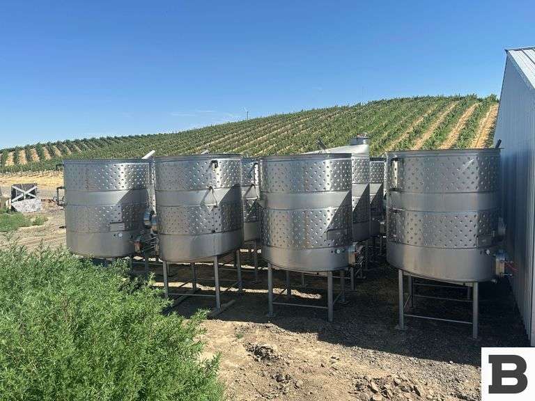 2003 Ripley 1430 Gallon Stainless Steel Fermenting Tank