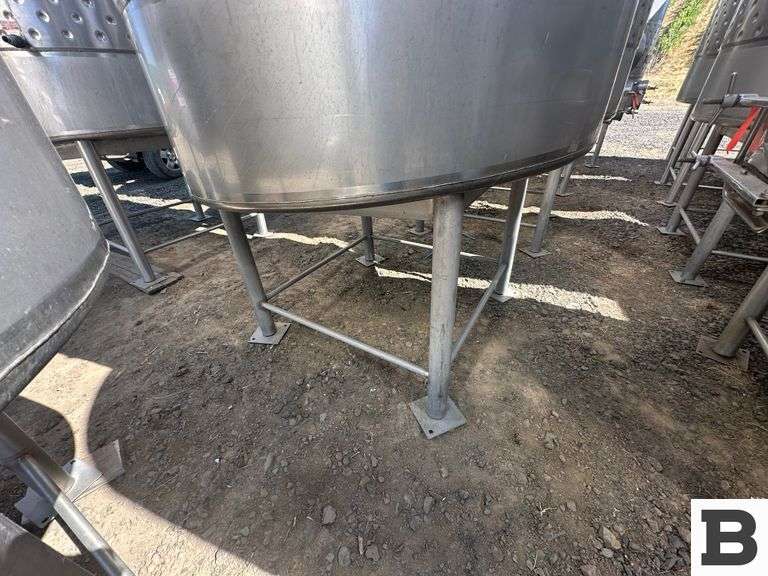 2003 Ripley 1430 Gallon Stainless Steel Fermenting Tank