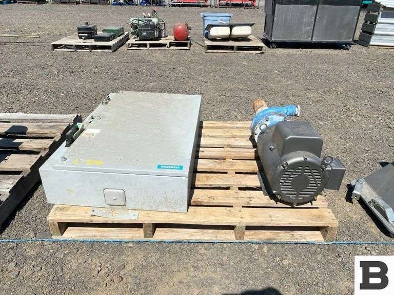 Paco 10HP Single Phase Irrigation Pump & Siemens Control Panel
