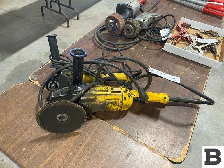 (2) DeWalt Electric Grinders