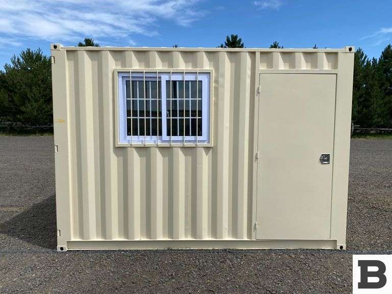 12' High Cube Shipping Container w/ Man Door