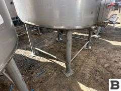 2003 Ripley 1430 Gallon Stainless Steel Fermenting Tank