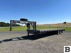 2022 Walton GF2430 Flatbed Trailer