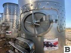 2003 Ripley 1430 Gallon Stainless Steel Fermenting Tank