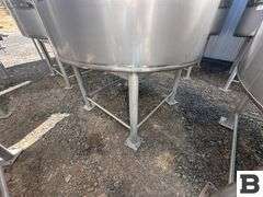 2003 Ripley 1430 Gallon Stainless Steel Fermenting Tank
