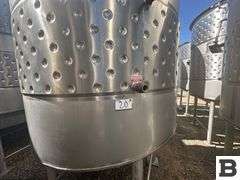 2003 Ripley 1430 Gallon Stainless Steel Fermenting Tank