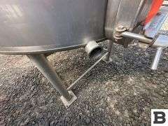 2003 Ripley 1430 Gallon Stainless Steel Fermenting Tank