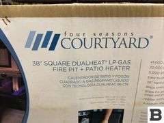Four Season Courtyard 38" Square Fire Pit/Patio Heater