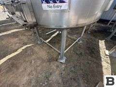 2003 Ripley 1430 Gallon Stainless Steel Fermenting Tank