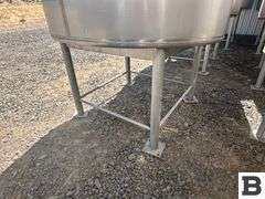2003 Ripley 1430 Gallon Stainless Steel Fermenting Tank