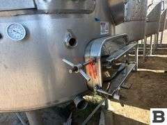 2003 Ripley 1430 Gallon Stainless Steel Fermenting Tank
