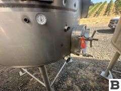 2003 Ripley 1430 Gallon Stainless Steel Fermenting Tank